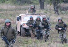 Alt exerciţiu la Poligonul Cincu