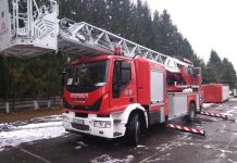 Autospecială nouă la Detaşamentul de Pompieri Făgăraş