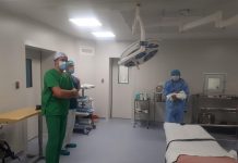 Sală de operații modernă la Spitalul Municipal Făgăraş. Flux laminar şi artroscop, investiţie de 200.000 euro