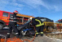 Accident pe DN1, la Vlădeni. O tînără de 29 ani încarcerată