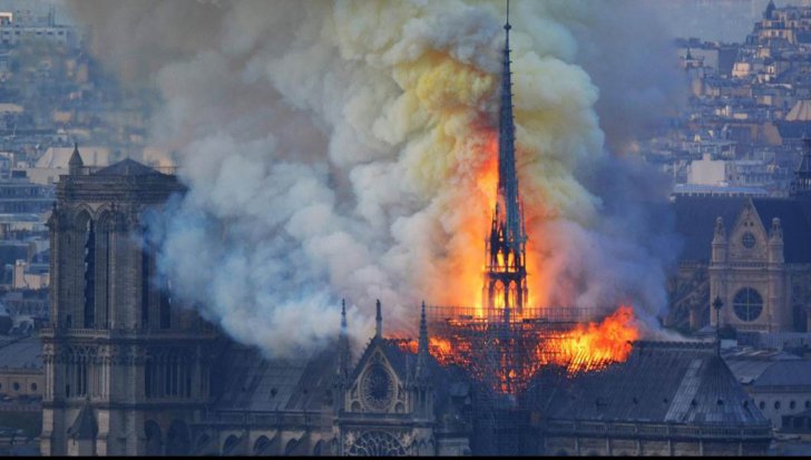 Usual second hand Lol Catedrala Notre- Dame din Paris, în flăcări. A ars o istorie de 850 de ani  | Monitorul de Făgăraș