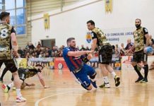 Handbal, Liga Naţională. Meci cu retrogradarea pe masă