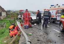 Accident pe DN1, la Perşani, cu 3 victime. O tânără de 24 de ani a murit