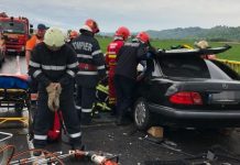 Accident rutier pe DN1 cu 4 victime, una încarcerată