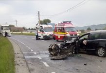 Accident cu 4 victime la Viştea de Jos