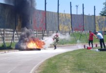 Serviciile profesioniste ale ISU Braşov, în concurs pe stadionul din Făgăraş