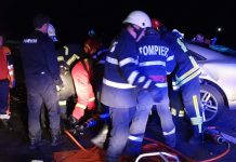 Accident pe DN1, la Vlădeni, cu patru victime, una încarcerată
