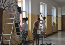 ,,Mâini dibace” la Şcoala Gimnazială din Victoria. Elevii au renunţat la vacanţă şi lucrează în cadrul proiectului ,,Şcoala de vară”