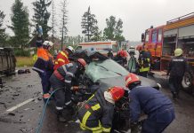Accident grav pe DN1, la Vlădeni, cu 5 victime. Un bărbat a decedat pe loc