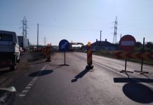 S-a reparat linia ferată de la Ucea de Jos, tronsonul de pe DN1