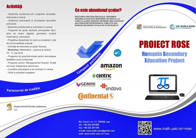 ,,Rose”, proiectul de 165.000 euro pentru BAC implementat la Victoria