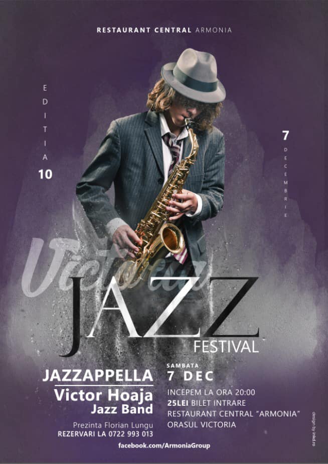 ,,Victoria Jazz Festival”, ediţia a Xa, la Victoria. Victor Hoajă, organizatorul festivalului
