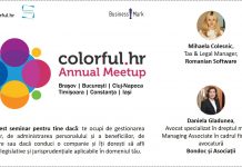 „Colorful.hr Annual Meetup”, seminarii ce vor aborda cele mai importante subiecte cu impact în salarizare și modificările legislative recente, ajunge în 6 orașe din România