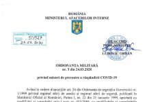Ordonanţa Militară nr.3, text integral