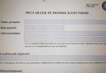 Declaraţia pe proprie răspundere a fost simplificată