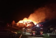 FOTO. Incendiu de proporţii la o casă din Şimon