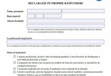 Precizări privind declaraţia pe proprie răspundere. Nelămuri ale românilor şi răspunsul GCS