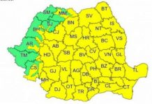 ANM: Cod galben de vânt şi furtuni