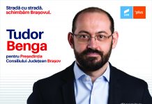 Tudor Benga candidat al Alianţei USR PLUS la funcţia de Preşedinte al Consiliului Judeţean Braşov: „Vreau un Braşov conectat, educat şi sustenabil!”