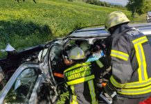 Foto. Accident rutier între Comâna şi Cuciulata cu 2 victime, una încarcerată