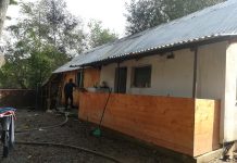 Incendiu la o cabană din Victoria