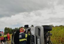 Accident rutier pe DN 1, între Olteț și Sâmbăta de Jos, între un microbuz şi un autoturism
