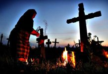 Sărbătoarea din cimitir. 1 Noiembrie- Ziua Morţilor