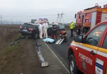 Accident rutier grav între Porumbacu de Jos şi Avrig. Două persoane au decedat, iar alte 3 sunt rănite