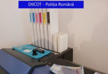 Fabrica de bani falşi de la Braşov ,,loveşte” şi la Galaţi