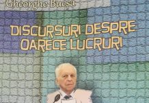 Gheorghe Bucşa: ,,Discursuri despre oarece lucruri”, o ironie fină. Lansare de carte online la Victoria