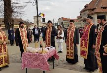 Foto. Slujbă de pomenire la Monumentul Rezistenţei Anticomuniste din Făgăraş