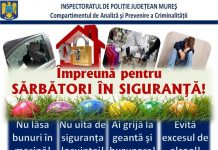 De la Poliţie: ÎMPREUNĂ PENTRU SĂRBĂTORI ÎN SIGURANȚĂ!