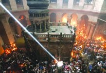 Sfânta Lumină de la Ierusalim