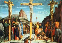 Vinerea Mare: Mântuitorul este răstignit pe muntele Golgota. Prohodul