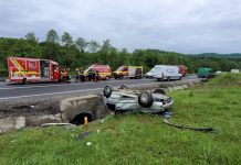 Accident rutier pe DN1, la Perşani, cu două victime
