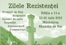 Zilele Rezistenței, ediția a 11-a, se organizează în perioada 23-25 iulie 2021, la Sâmbăta de Sus