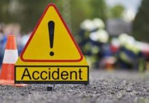 Accident pe DN1, la Beclean, între un autoturism şi o motocicletă