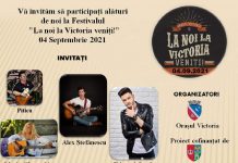 ,,Zilele oraşului Victoria’’ şi festivalul ,,La noi la Victoria veniţi!’’. Teatru: ,,Cafeneaua Domnului Ministru” cu Constantin Cotimanis
