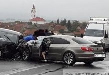 Accident pe DN 1, pe podul de la Vlădeni, cu două victime