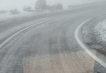 Prima zăpadă pe Transfăgărăşan, în zona Bâlea Lac