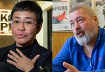 Doi jurnalişti, premiul Nobel pentru Pace 2021: Maria Ressa din Filipine şi Dimitri Muratov, gazetar rus