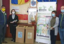 EcoAtitudine! ISO Mediu îi învaţă pe elevii din judeţ să colecteze selectiv deşeurile