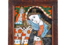 Icoana „Maica Domnului Îndurerată”, semnată de părintele Arsenie Boca, s-a vândut la licitație