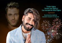 Spectacol în faţa Casei de Cultură Făgăraş, în noaptea dintre ani, cu Connect-R și Andrew Dum