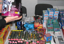 Materiale pirotehnice descoperite în maşna unui localnic din Hoghiz. Bărbatul s-a ales cu dosar penal