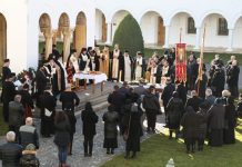 Arhimandritul Visarion Joantă a fost înmormântat în cimitirul monahilor de la Mănăstirea Brâncoveanu