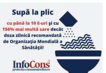 Alertă alimentară. Supă la plic cu până la 10 E-uri și cu 156% mai multă sare decât doza zilnică recomandată