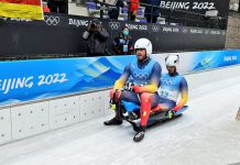 Marian Gîtlan și Darius Șerban, locul 14 la competiția de sanie, dublu masculin de la JO de la Beijing 2022