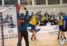 Turul 1 al Cupei României la handbal: CSM Făgăraș- CSU Politehnica Timisoara. Partida se joacă la Făgăraș