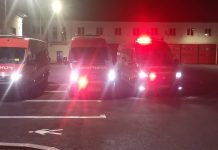 Microbuze de la ISU Brașov, în județul Suceava pentru a-i ajuta pe refugiați